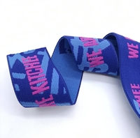 Bande élastique en nylon jacquard de 3,5 cm avec logo personnalisé, haute élasticité, pour sous-vêtements et pantalons de sport