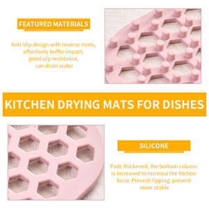 Tapis de <span class=keywords><strong>table</strong></span> en silicone nid d'abeille résistant à la chaleur, support à <span class=keywords><strong>fondue</strong></span> et sous-verre en argile pour la cuisine à domicile, ustensiles de cuisine - Product Image 5