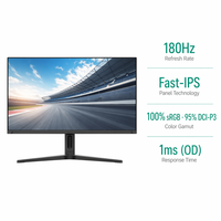 Monitor para Juegos OEM de 32 Pulgadas, 2K, 180Hz, Fast-IPS, Carcasa y Embalaje con Logotipo Personalizado, Directo de Fábrica, Muestra en 10 Días, Garantía de 730 Días
