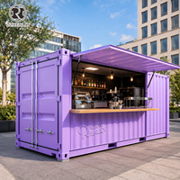 Effiziente Container-Küche Food Truck Mobiles Restaurant Bar Verzinkter Catering-Wagen