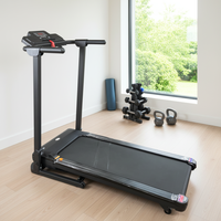 Caminadora Plegable Comercial para el Hogar con Banda de Correr Amplia, Motor Eléctrico, Capacidad de 120 kg, Pantalla LED para Fitness y Ejercicio