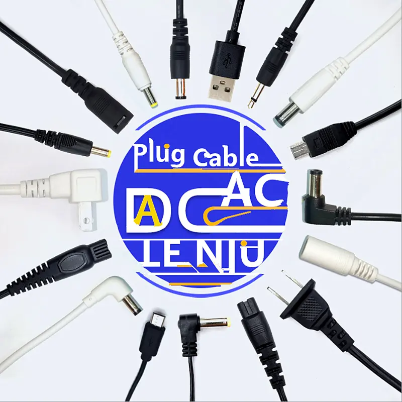 AC power DC plug / socket / jack / adapter / connector manufacturer direct sales, custom cable 5.5 2.5 2.1 3.5 mm Male / female