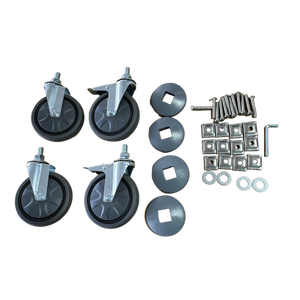 ล้อรถเข็นสแตนเลสสตีลสำหรับ201อาหารบริการทางการแพทย์โรงแรมโพสต์หลอดรวมรถเข็นครัวเชิงพาณิชย์ - Product Image 5