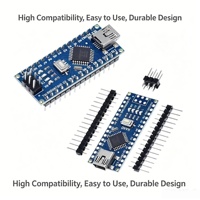 Versión Mejorada de la Placa Controladora de Microcontrolador Soldada V30 ATMEGA328P CH340, Bloques Electrónicos para Proyectos DIY y Libros de Texto para Makers