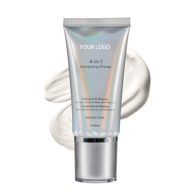 Free Sample Wholesale Own Brand Pore Reduction and Redness Reduction Cruelty Free Vegan Primer for Correcting Facial Blemishes