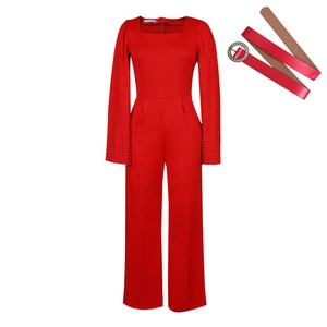 Tuta intera aderente da <span class=keywords><strong>donna</strong></span> in tessuto a maglia Casual e formale per allenamenti e feste estive - Product Image 5