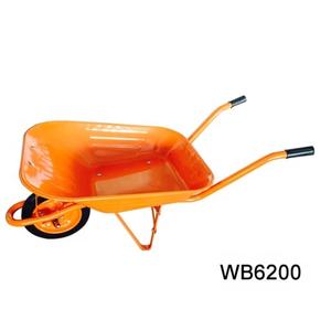 130kgs लोड 65l wheelbarrow मॉडल wb6200 निर्माण और निर्माण व्हील बैरो ठोस व्हील बैरो - Product Image 6