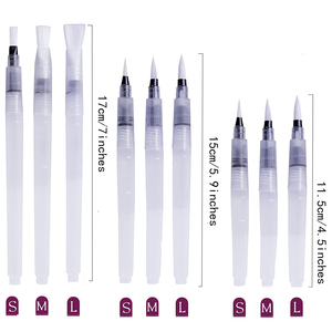 Juego <span class=keywords><strong>de</strong></span> pinceles <span class=keywords><strong>de</strong></span> acuarela para artista, 12 Uds., surtidos <span class=keywords><strong>de</strong></span> puntas planas, recargables, para <span class=keywords><strong>pintura</strong></span> <span class=keywords><strong>de</strong></span> acuarela, juego <span class=keywords><strong>de</strong></span> bolígrafos, Material <span class=keywords><strong>de</strong></span> pelo <span class=keywords><strong>de</strong></span> nailon para dibujar - Product Image 2