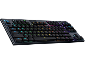 Logitech คีย์บอร์ดเล่นเกมแบบกลไกไร้สาย tkl tenless keyless <span class=keywords><strong>G915</strong></span>แบบดั้งเดิม - Product Image 4