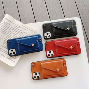 <span class=keywords><strong>Coque</strong></span> de téléphone de <span class=keywords><strong>luxe</strong></span> en cuir PU avec porte-cartes à bandoulière, pour <span class=keywords><strong>iPhone</strong></span> 7, 8 plus, xr, xs, <span class=keywords><strong>11</strong></span>, 12, 13 <span class=keywords><strong>pro</strong></span> max - Product Image 2