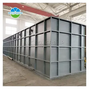 Sistema completo integrato dell'impianto di depurazione per il trattamento delle acque reflue industriali e domestiche