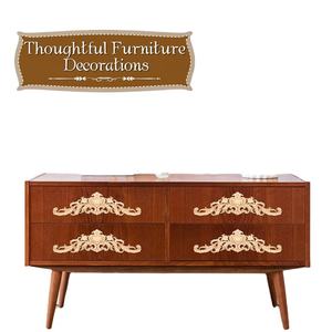 Décoré Solide Meubles Appliques Onlay Sculpture En Bois Coin Stickers pour Armoire Tiroir Placard Commode Miroir Porte Mur <span class=keywords><strong>Lit</strong></span> - Product Image 2