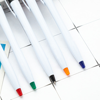 X1024 Stylo marqueur personnalisé pas cher avec logo imprimé, vierge, pour sublimation, promotionnel, en plastique, encre permanente, pour papier, moyen, coloré, cadeau avec logo