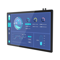 Panneau industriel en alliage d'aluminium 24 pouces 23,8 pouces Écran tactile Panneau PC tout-en-un Sans ventilateur Étanche à l'eau et à la poussière Prise en charge de Win11 Linux