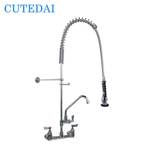 Chất Lượng Cao Brass Di Chuyển Bồn Rửa Nhà Bếp Vòi Nước Thiết Kế Công Nghiệp Phong Cách 2-Lỗ Cài Đặt Cho Khách Sạn Sử Dụng Nóng Nước Lạnh Các Tính Năng - Product Image 1