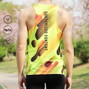 Débardeur de course pour homme ultra léger, séchage rapide, pour marathon et entraînement - Product Image 2