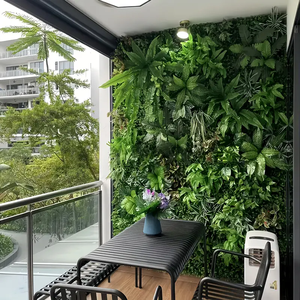 ألواح جدارية خضراء صناعية على ألواح جدارية خضراء صناعية لديكور النباتات الاصطناعية - Product Image 3