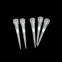 Embouts de pipette micro universels en plastique jetables non stériles PT-GL10010, sans DNase ni RNase, sans filtre, 10 µl, pour Gilson