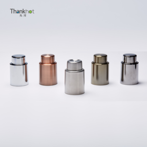 Thanhot tappo <span class=keywords><strong>vino</strong></span> Champagne personalizzato per regali di nozze in acciaio inox metallo sottovuoto tappo di freschezza custode del <span class=keywords><strong>vino</strong></span> - Product Image 5