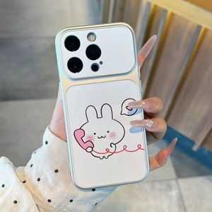 <span class=keywords><strong>Coque</strong></span> <span class=keywords><strong>de</strong></span> <span class=keywords><strong>téléphone</strong></span> pour couple motif lapin et chat <span class=keywords><strong>Kawaii</strong></span> avec grande fenêtre <span class=keywords><strong>de</strong></span> visualisation <span class=keywords><strong>de</strong></span> l'appareil photo, <span class=keywords><strong>coque</strong></span> <span class=keywords><strong>de</strong></span> protection pour plusieurs téléphones, compatible iPhone 17 - Product Image 4
