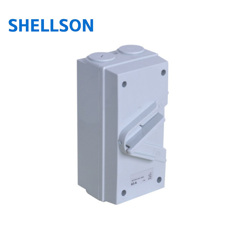 Factory Price Outdoor Disconnect Waterproof 1P/2P/3P/4P IP66 <strong>Isolator</strong> <strong>Switch</strong> 20A 35A 63A AC <strong>Isolator</strong> <strong>Switch</strong>