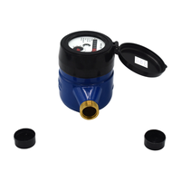 Best-Sale OEM Brass Horizontal Volumetric Water Meter-DN15 IP68 Waterproof 2.5m/h Flow Rate Threaded Connection 1 Year Warranty.