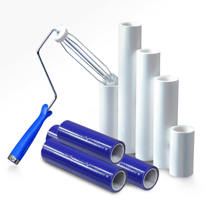 المتاح جهاز إزالة الغبار لاصق الأسطوانة الغبار إزالة البلاستيك تنظيف مبتذل عجلة صغيرة لإزالة الوبر - Product Image 1