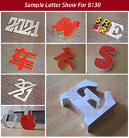Máquina Automática CNC para Doblar Letras en 3D, Aluminio Plano de 0.6 mm, Ancho de Doblado de 30-130 mm, Compatible con CorelDRAW AI