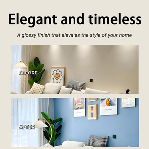 <span class=keywords><strong>สี</strong></span>อะคริลิค-ลาเท็กซ์ เกรดพรีเมียม เงาสูง ป้องกันมลพิษ ทนต่อการ<span class=keywords><strong>ขัด</strong></span>ถู กำจัดฟอร์มาลดีไฮด์ พร้อมลูกกลิ้งทาสี - Product Image 1