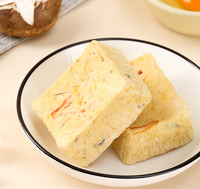 Instant Freeze-Dried Egg Drop Soup Block 8g Ready-to-Eat Fast Cook Meal Replacement Assorted Flavors