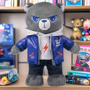 Peluche Personalizzato a Forma di Orso con Felpa, Mascotte Personalizzata, Regalo in Peluche Imbottito di Cotone PP, Super Morbido, Unisex - Product Image 4