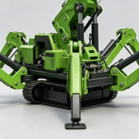 Mini-grue araignée hydraulique télescopique pour petits espaces