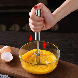 <span class=keywords><strong>Frusta</strong></span> rotante da 12 pollici in acciaio inossidabile pratico interruttore per frullino per le uova in metallo per <span class=keywords><strong>la</strong></span> <span class=keywords><strong>cucina</strong></span> - Product Image 4