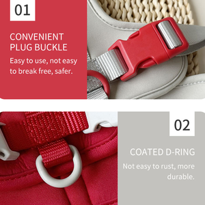 Nuevo Diseño <span class=keywords><strong>2026</strong></span>, <span class=keywords><strong>Collar</strong></span>, Arnés y Correa para Perros y Gatos, de Alta Calidad, Personalizado, de Lujo, Transpirable, de Poliéster Sólido - Product Image 4