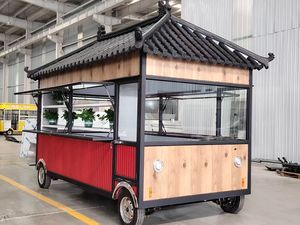 Remolque de Comida de Acero Inoxidable Totalmente Equipado con 4 Ruedas, Camión de Comida Rápida, Café, Helados, Bocadillos, Cocina Móvil, Rastreo GPS, Resistente a la Oxidación - Product Image 2