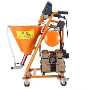 خلاطة أسمنت صغيرة ماكينة رش الملاط الاسمنت المحمولة آلة الحشو آلة رش المعجون - Product Image 3