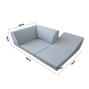 Wholesale Compressed Foam Modular Living Room <strong>Sofa</strong> <strong>Bed</strong> with Removable Washable Cover Adjustable Floor <strong>Couch</strong> - Product Image 6