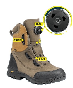 Kit de Sistema de Cordones de Zapatos sin Atar FITGO M5-2, Sistema de Cordones de Ajuste Rápido para Botas de Pesca <span class=keywords><strong>VS</strong></span> Sistema de Cordones ATOP Fitgo - Product Image 1