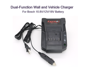 Nuovo design A Doppia funzione AC/DC da parete e del veicolo 10.8V -18V 3.5A di Ricambio per <span class=keywords><strong>Bosch</strong></span> Batteria caricatore BAT411 - Product Image 2