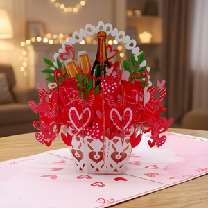 Meilleur prix pour la carte pop 3D faite à la main carte de voeux en papier de conception personnalisée pour la fête des mères Top Trending Vietnam Gifts Crafts - Product Image 1