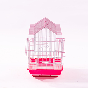 Cage à oiseaux <span class=keywords><strong>d</strong></span>'extérieur Ybgai, cage à perroquets, cage à oiseaux, cages pour animaux de compagnie, petite cage en fil métallique à double étage, cage à oiseaux de type villa - Product Image 4