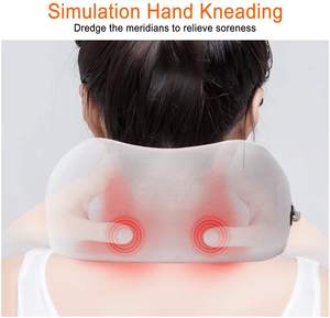 Schnur lose Physiotherapie heiße Vibration Nacken massage Nacken kissen, u Nacken entspannendes Kissen massage gerät - Product Image 5