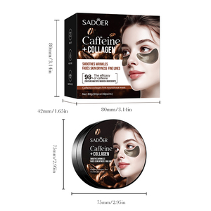 The New Private Label SADOER Caffeine Collagen Firmly Moisturizes Eye Mask Moisturizes <b>Water</b> and Removes Dark Eyecircles - Product Image 5