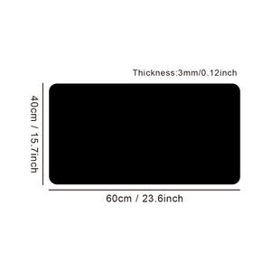 2026 Hotsale logotipo personalizado <span class=keywords><strong>precio</strong></span> de fábrica Color negro puro alfombrillas de ratón escritorio grande alfombrillas de teclado OEM alfombrilla de ratón de goma Natural - Product Image 5