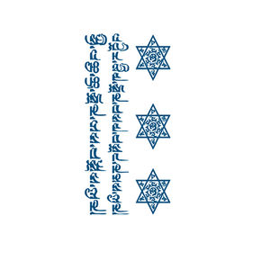 <span class=keywords><strong>Tatuajes</strong></span> de tamaño pequeño diseños de estrellas mano <span class=keywords><strong>cuello</strong></span> personalizado transferencia impermeable tatuaje temporal pegatinas - Product Image 3