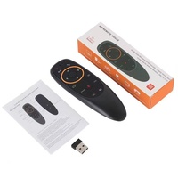 Télécommande Vocale G10S Approvisionnement Usine Souris d'Air Sans Fil 2.4G Gyroscope Apprentissage IR pour Boîtier Smart TV