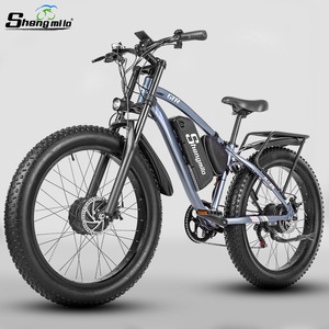 <span class=keywords><strong>Bicicleta</strong></span> Eléctrica Shengmilo Exclusiva Transfronteriza de 26 Pulgadas con Doble Motor sin Escobillas, Batería de Iones de Litio de 48V 21Ah, para <span class=keywords><strong>Montaña</strong></span> y Todoterreno - Product Image 2