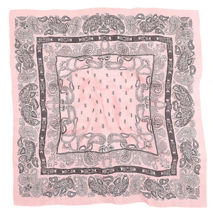 Foulard Quadrato Z Brand 70x70cm con Motivo Floreale, Accessorio Moda Leggero per Donne e Uomini - Product Image 1