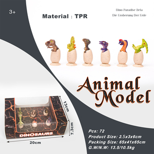 3D Realista Ecológico Material Flexible Plástico Púrpura <span class=keywords><strong>Saichania</strong></span> Modelo Eclosión Dinosaurio Huevo TPR Juguete para Niños - Product Image 6