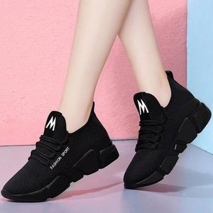 Spring New Style Women's Lace-up Solid <b>Comfortable</b> Lightweight Sneakers Breathable Running <b>Shoes</b> - Product Image 2